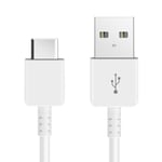 Câble USB C, 80CM 3A Cable USB C Charge Rapide Chargeur Type C pour iPhone 16 Plus/Pro/Pro Max,iPhone 15 Plus/Pro/Pro Max Samsung S24 ULTRA/S24+/S23 Ultra/S23/S23+ Note20/Note20+ (Blanc).[V855]