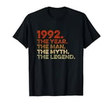 Special Birthday Gift Vintage 1992. Year Man Myth Legend T-Shirt