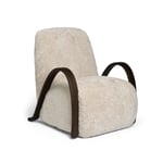 Ferm Living - Buur Lounge Chair Moonlight - Lenestoler - Tre farget - Tre