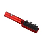 Electric Hair Brush USB Charging Safe Small Hair Straightening Curling Comb LLV