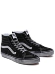 Chaussure Unisexe VANS Ua sk8-hi Basket Cuir Souligne Black / Blanc 42 Choix = P