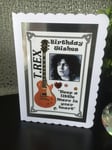 Marc Bolan T-rex Birthday Card