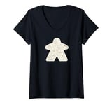 Womens Festive Meeple Goodies. Gift for your board game enthusiasts V-Neck T-Shirt