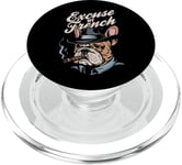 Bulldog français Excuse My Frenchie Vintage Bulldog Lover PopSockets PopGrip pour MagSafe