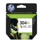 HP 304XL Colour Ink Cartridge Blistered n9k07ae