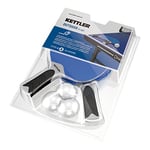 Kettler HALO 5.0 Indoor/Outdoor Table Tennis Bundle: 2 Player Set (2 Rackets/Paddles and 3 Balls)