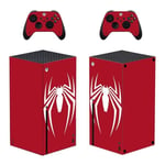 Autocollant Pour Xbox Series X,Sticker Skin De Protection Console Et 2 Contrôleurs - Motif Spider-Man