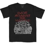 Rage Against The Machine Unisex T-Shirt: Crowd Masks (Small)