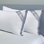 Down Alternative Bed Pillows 2 Pack - Breathable, Hypoallergenic, Hotel Quality