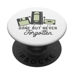 Gone But Never Forgotten Funny Old Movie VHS Disk Tape TV PopSockets Adhesive PopGrip