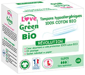 Love & Green BIO Tampons hypoallergéniques Digitaux "SUPER" x 16