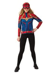 Rubie's- Captain Marvel Déguisement, Filles, 700603L, Multicolore, L