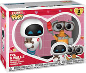 Figurine Funko Pop - Wall-E [Disney] - Walle-E & Eve Pocket (Saint-Valentin) - Pack (83093)