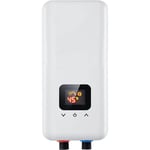 Gojoy - Mini chauffe-eau sans réservoir 5500W, Chauffe-eau instantané , chauffe-eau électrique sans réservoir pour salle de bain et cuisine