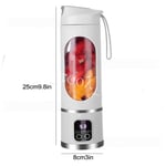 450ML Portable Mini Blender USB Rechargeable Juicer Cup Bottle Smoothie Maker