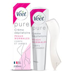 VEET PURE - Crème Dépilatoire Corps & Jambes - Peaux Normales - Sans Odeur d'Amoniaque - 200ml