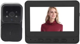 Système D'Interphone Vidéo Wifi ¿ Caméra De Sonnette Vidéo Avec Moniteur Sans Fil ¿ Caméra De Sonnette 1080P ¿ Interphone Bidirectionnel ¿ Enregistrement Vidéo Pour Interphone