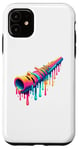 iPhone 11 Dripping Paint Art Didgeridoo Yidaki Musician Case