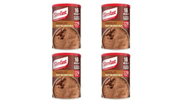 SlimFast Chocolate Flavour Shake Powder Balanced Meal Replacement 4 x 600g Tubs