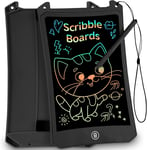 Tablette D'Ecriture Lcd 8,5 Pouces, Jouet Enfant 2 3 4 5 6 7 8 Ans Tablette Pour Ecrire Cadeaux Garçon Filles Jeux Exterieur Enfants Effacable Ecran Dessin Enfant Noir Toys Toddlers