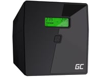 Green Cell UPS03, Linjeinteraktiv, 1,999 kVA, 600 W, Sinus, 220 V, 240 V