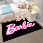 (Tyyli Q-60x90cm (24x35in))10 kokoa MINISO Barbie-tulostusmatto olohuoneeseen Makuuhuoneeseen Lastenhuoneeseen Kodinsisustus Vaaleanpunainen Huoneen sisustusalue Matto Liukumaton matto