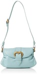 Pinko Jolene Shoulder Mini Veau en Verre, Sac Femme, E68m_dunst Gris Chocolat