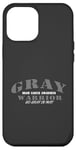 iPhone 13 Pro Max Go Gray In May Brain Cancer / Tumor Awareness Grey Athletic Case