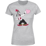 Disney Goofy Love Heart Women's T-Shirt - Grey - XS - Gris