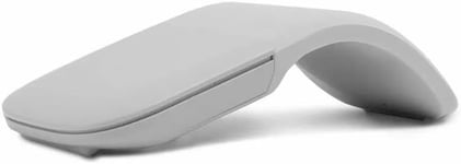 Souris Bluetooth sans Fil Pliable pour Microsoft Computer Mac OS, Souris incurvée pour la Maison, Le Bureau et Les Voyages (Blanc)