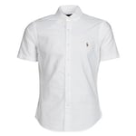 Chemise Polo Ralph Lauren  CHEMISE AJUSTEE SLIM FIT EN OXFORD UNIE