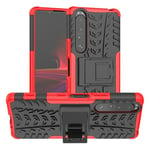 Sony Xperia 1 Iii      Heavy Duty Case    [Red]