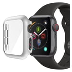 Apple Watch Series 4 44mm kestävä kotelo - Hopea Hopea/Harmaa