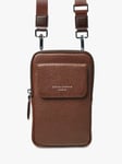 Aspinal of London Reporter Pebble Leather Crossbody Phone Bag