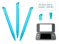 3 x Teal Stylus for New Nintendo 2DS XL/LL Plastic Replacement Parts Pen