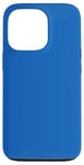 Coque pour iPhone 13 Pro Couleur bleu denim simple