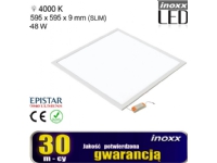 Nvox LED-panel 60x60 48w taklampa låda 4000k neutral