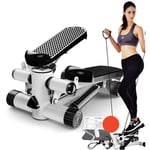 Kays Swing Stepper Fitness Step Machine Aerobic Exercise Stepper,LCD Home Gym Workout Equipment,Unisex (Color : Black)