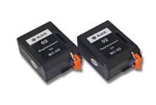 2 Black Ink Cartridges for Canon Fax B200E B200S B190 B200 B150 B170 B140 B160