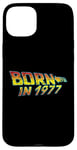 Coque pour iPhone 15 Plus Classic Born in 1977 Distressed Birthday édition 1977