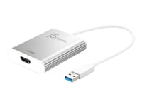 J5create Jua354 - Video Adapter - Usb Hann Til Hdmi Hunn - 8 Cm - Sølv - 4K-Støtte