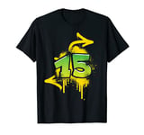 15th birthday present teens boys girls cool spray HIPHOP T-Shirt