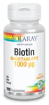 Solaray biotin 1000 µg 100 sugetabletter