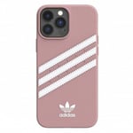 Coque Adidas en cuir PU pour Apple iPhone 13 Pro Max 6,7 - rose