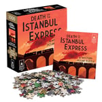 University Games 33122 Death on The Istanbul Express 1000 Piece Murder Mystery Jigsaw Puzzle, Orange