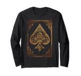 Ace Of Spades Playing Card Ace Card Graphic Long Sleeve T-Shirt