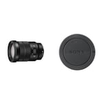 Sony E PZ 18-105 mm f/4.0 G | APS-C, Power Zoom Lens (SEL18105G) & ALC-B1EM Body Cap for E Mount Cameras