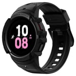 Spigen Samsung Galaxy Watch 4/5 40mm Skal och Armband Rugged Armor Pro Svart