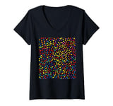 Womens Children Dots Clothes Dot Dotted Clothes Kids Boys Girls V-Neck T-Shirt