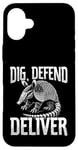 Coque pour iPhone 16 Plus Déguisement Tatou Animal Armadillos